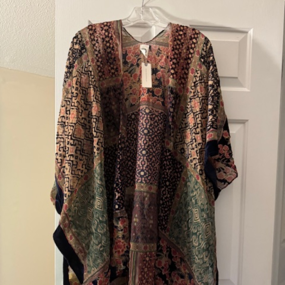 Anthropologie Velvet Kimono